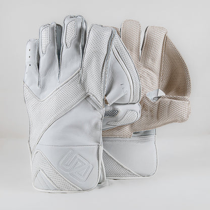 UZI Test Wicket Keeping Gloves 2024 - White