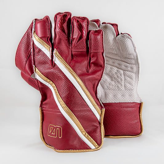 UZI Test Wicket Keeping Gloves 2023 - Maroon