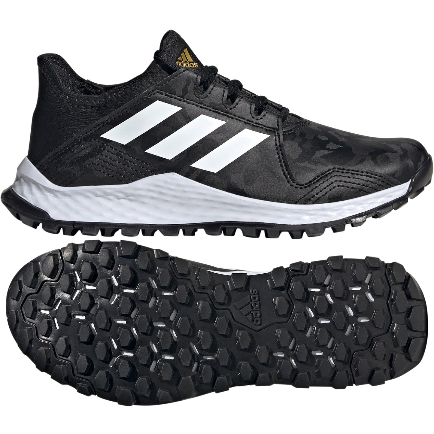Adidas Youngstar Hockey Shoes - Black