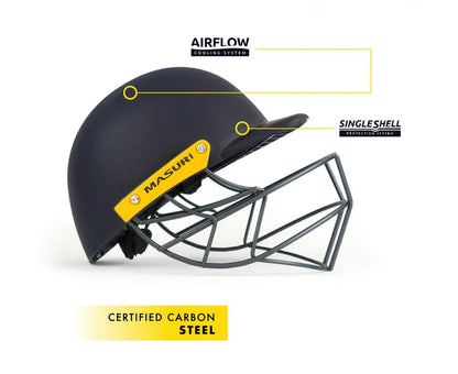 Masuri C Line Senior Cricket Helmet (Prefitted Stemguard)