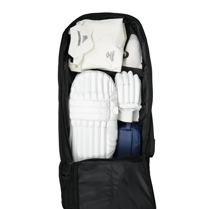 Shrey Meta Duffle Wheelie 120 Bag - Black