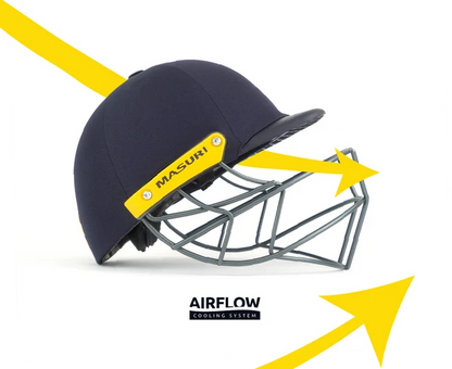 Masuri T line Steel Cricket Helmet (Prefitted Stemguard)