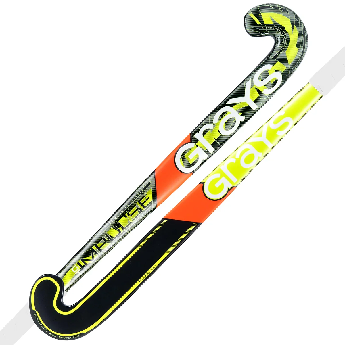 Grays Impulse GT Hockey Stick - Yellow Black (2026/27)