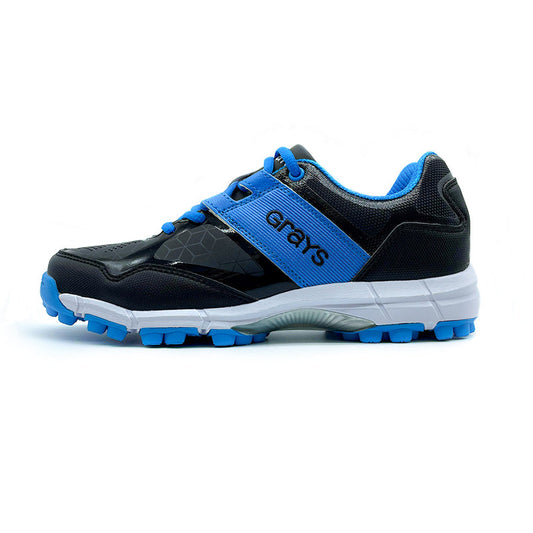 Grays Flash 4000 Junior Hockey Shoes Black-Blue
