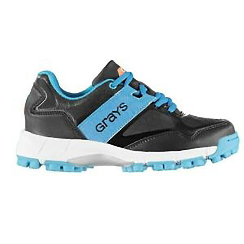 Grays Flash 4000 Junior Hockey Shoes Black-Blue