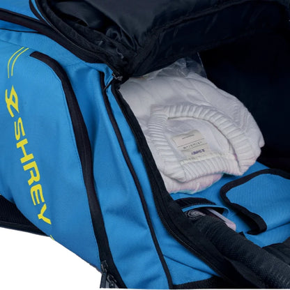 Shrey Legacy Duffle Wheelie 80 Cricket Bag - Blue