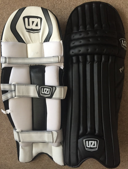 Uzi Sports Junior Pro BLACK Batting Pads