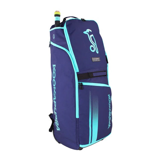 Kookaburra WD4000 Wheelie Duffle Bag 2024 (Blue-Aqua)