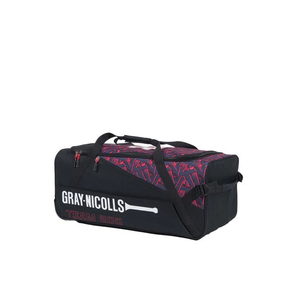 Gray-Nicolls Team 200 Wheelie Holdall - Black-Red