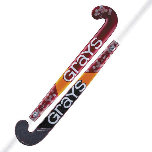Grays GR 7000 Jumbow Hockey Stick (Red- Silver)