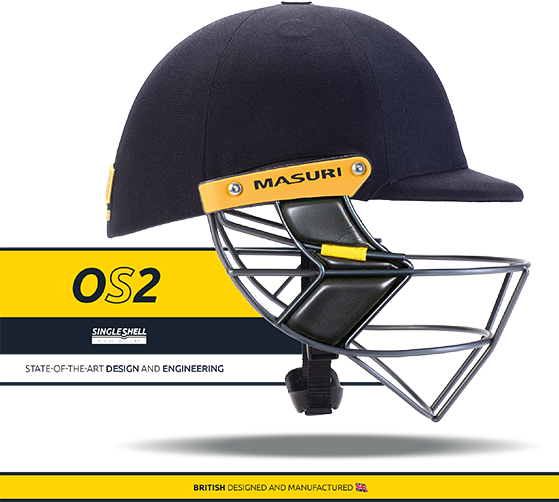Masuri T line (Original Series Mk ll Test) Titanium Cricket Helmet