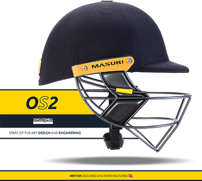 Masuri T line (Original Series Mk ll Test) Titanium Cricket Helmet