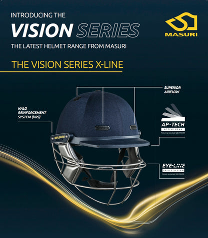 Masuri Vision XLine Steel Cricket Helmet