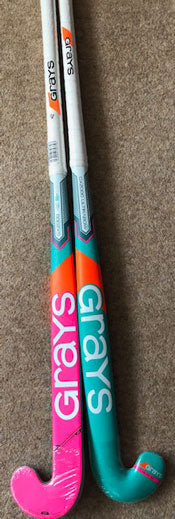 Grays GX 2000 Ultrabow Junior Hockey Stick - Pink-Teal (2019-20)